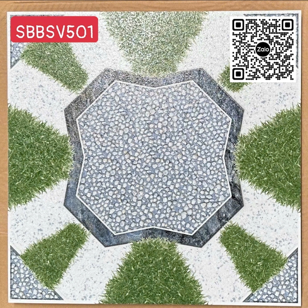 Gạch Men 50x50 Ốp Lát Sân Vườn Giá Rẻ đá cỏ SBBSV501