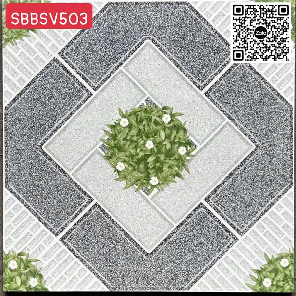 Gạch Men 50x50 Ốp Lát Sân Vườn Giá Rẻ đá cỏ SBBSV503