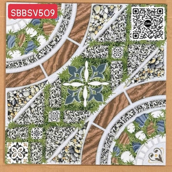 Gạch Men 50x50 Ốp Lát Sân Vườn Giá Rẻ đá cỏ SBBSV509