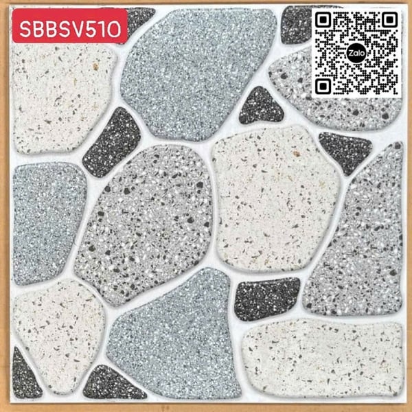 Gạch Men 50x50 Ốp Lát Sân Vườn Giá Rẻ đá sỏi SBBSV510