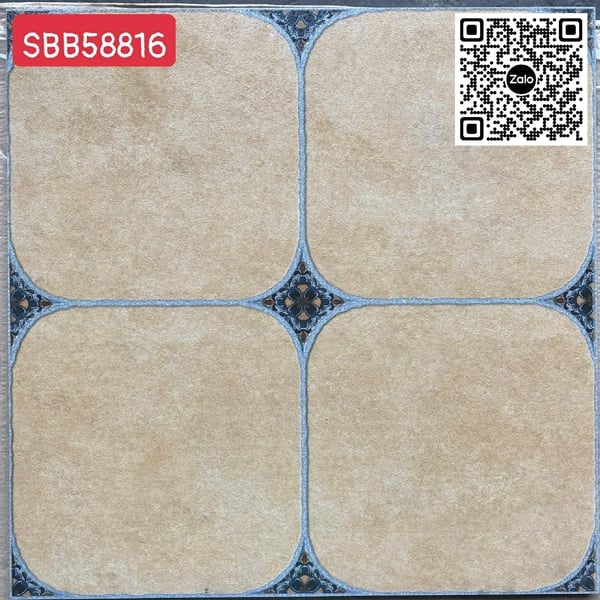 Gạch Men 50x50 Ốp Lát Giá Rẻ giả cổ màu kem SBB58816