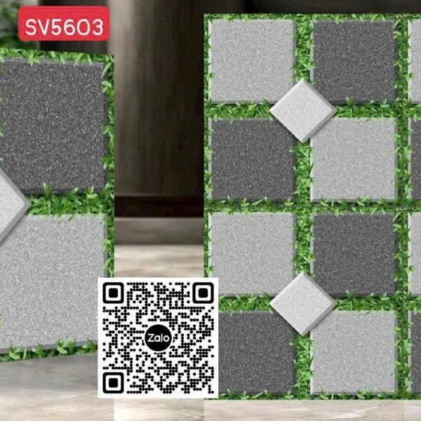 Gạch Men 50x50 Ốp Lát Sân Vườn Giá Rẻ đá cỏ SV5603