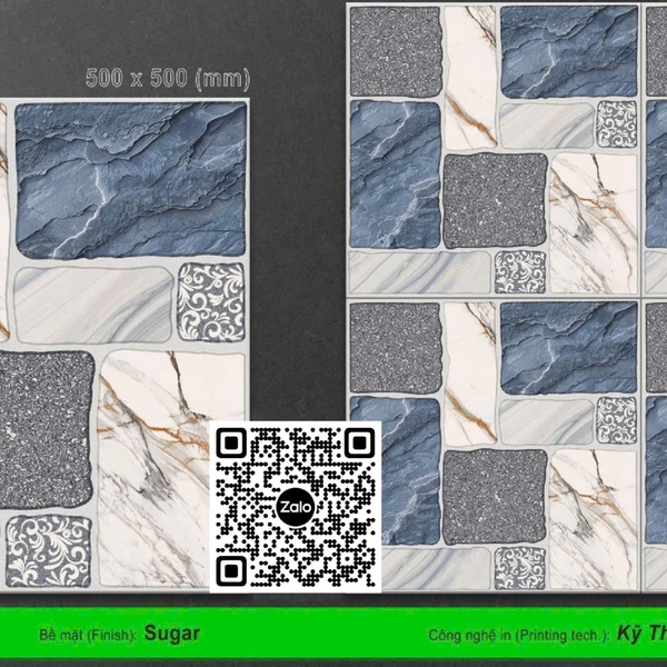 Gạch Men 50x50 Ốp Lát Sân Vườn Giá Rẻ đá ghép CM5001