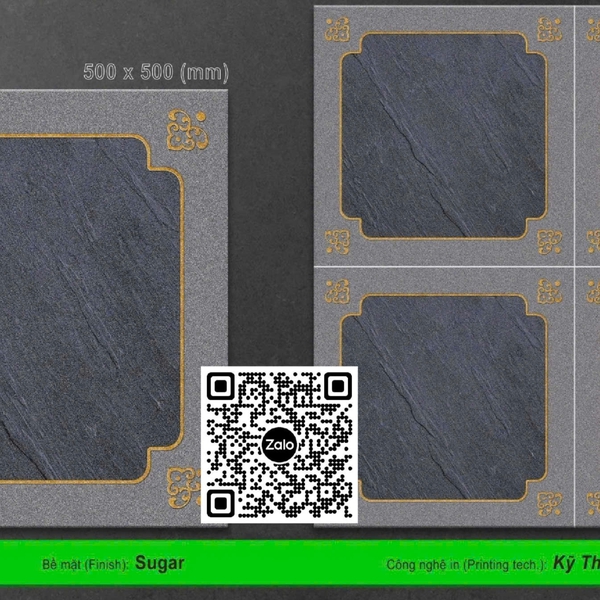 Gạch Men 50x50 Ốp Lát Sân Vườn Giá Rẻ màu xám CM5002