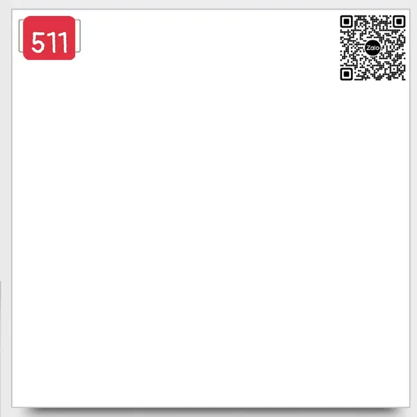 Gạch Men 50x50 Ốp Lát màu trắng trơn 511