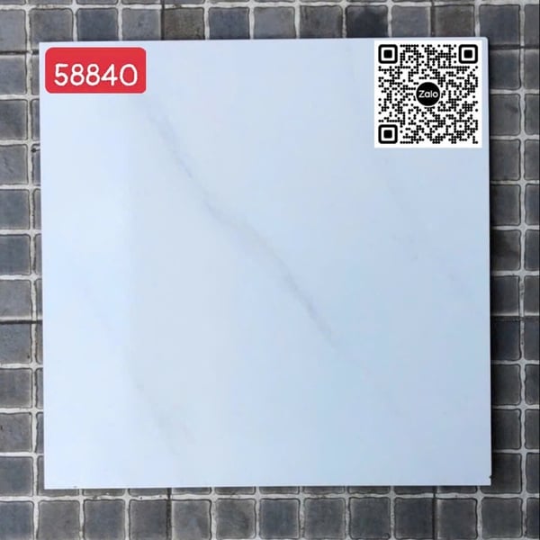 Gạch Men 50x50 Ốp Lát Giá Rẻ trắng vân khói 58840
