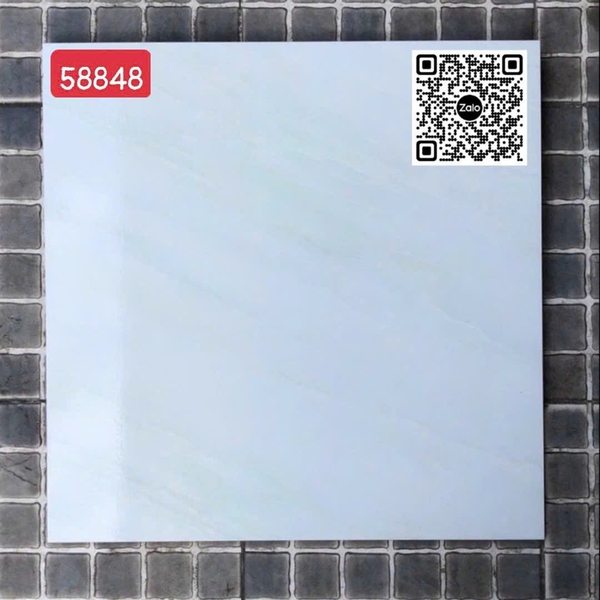 Gạch Men 50x50 Ốp Lát Giá Rẻ trắng vân mây 58848