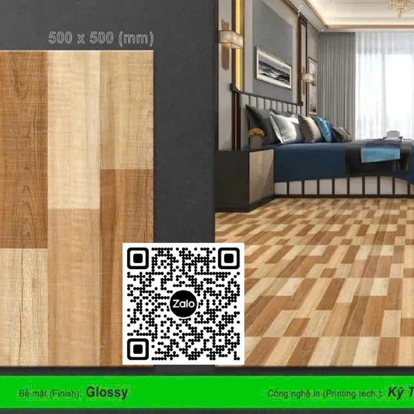 Gạch Men 50x50 Ốp Lát vân gỗ C5007