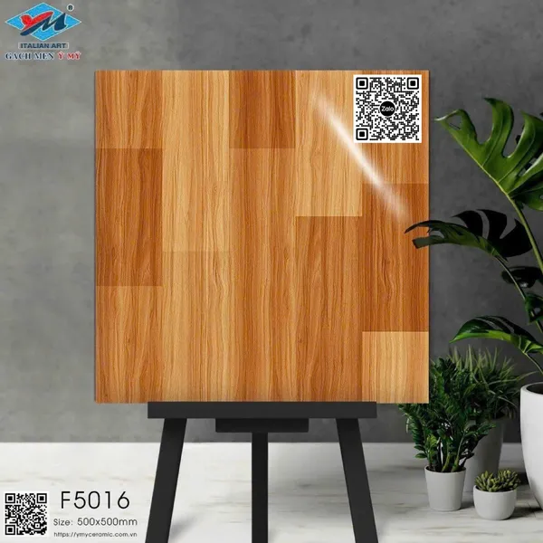 Gạch Men 50x50 Ốp Lát vân gỗ F5016