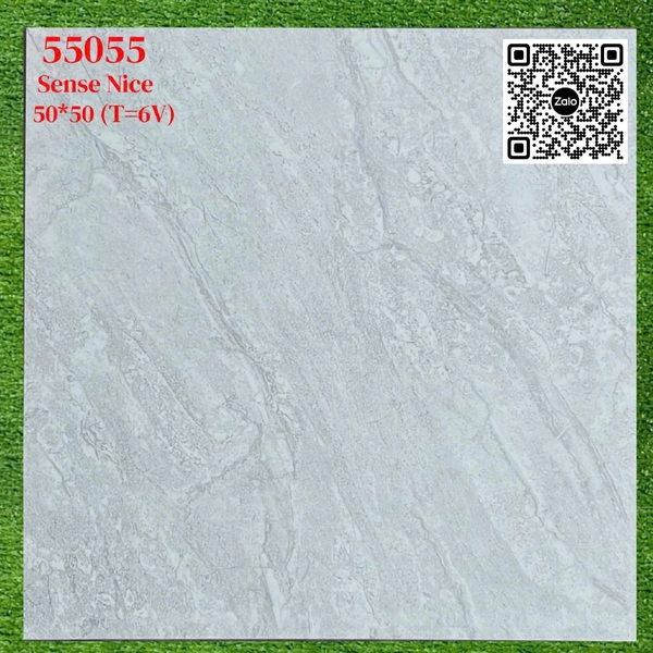 Gạch Men 50x50 Ốp Lát Giá Rẻ xám vân đá 55055