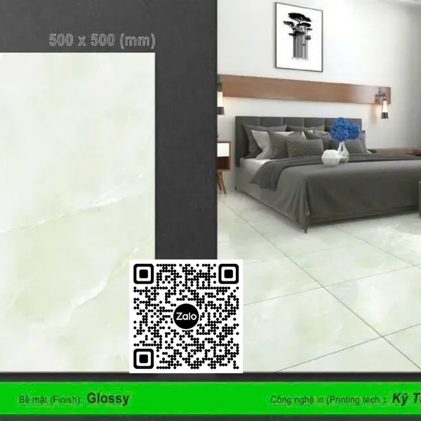 Gạch Men 50x50 Ốp Lát xanh ngọc C5011