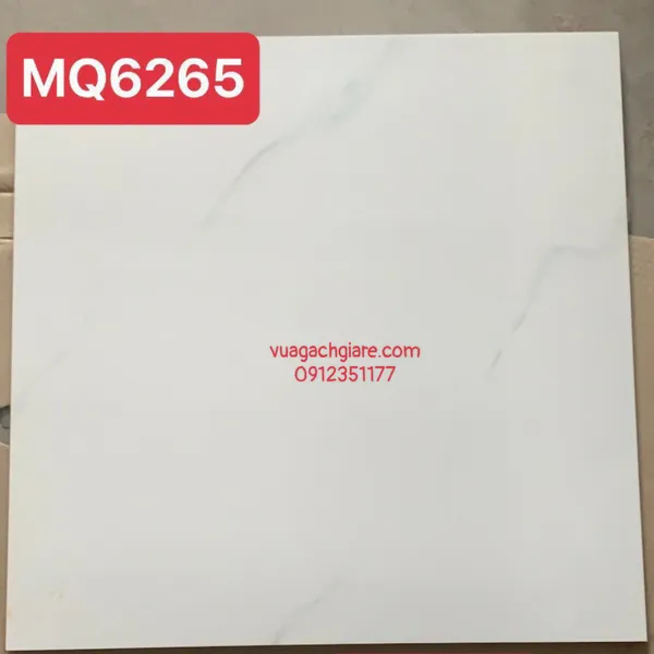 Gạch Men 60x60 Lát Nền Giá Rẻ PAK trắng vân khói MQ6265