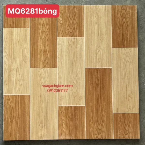 Gạch Men 60x60 Lát Nền Giá Rẻ PAK vân gỗ MQ6281