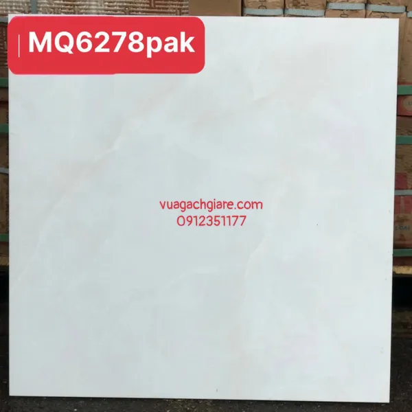 Gạch Men 60x60 Lát Nền Giá Rẻ PAK trắng vân mây MQ6278
