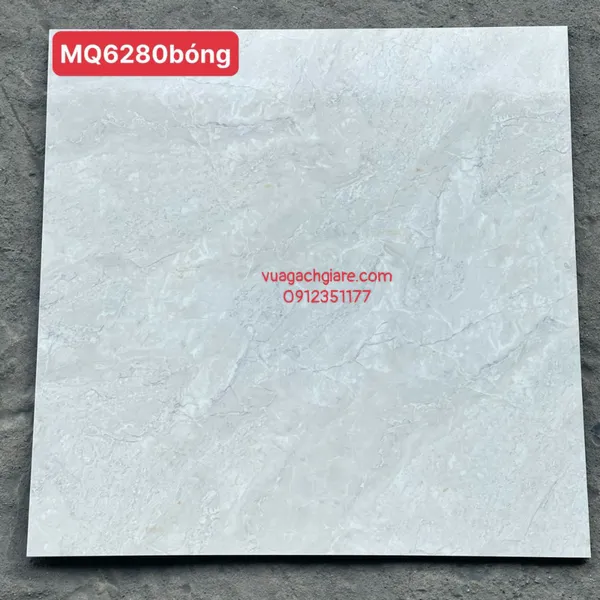 Gạch Men 60x60 Lát Nền Giá Rẻ PAK xám vân đá MQ6280