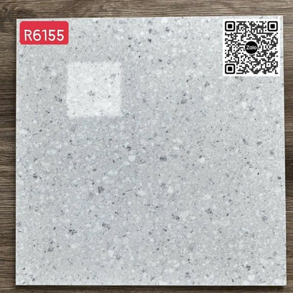 Gạch Men 60x60 Ốp Lát Giá Rẻ terrazzo xám R6155