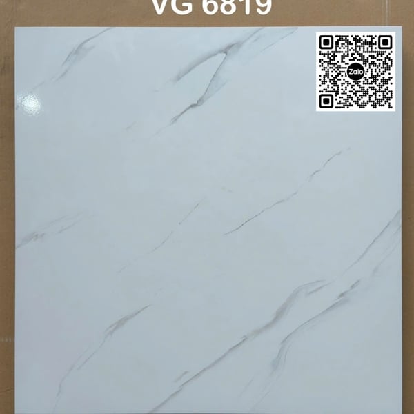 Gạch Men 60x60 Ốp Lát Giá Rẻ trắng vân khói VG6819