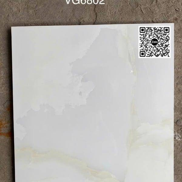 Gạch Men 60x60 Ốp Lát Giá Rẻ trắng vân vàng VG6802