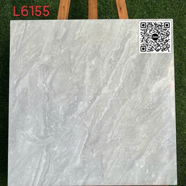 Gạch Men 60x60 Ốp Lát xám vân đá L6155
