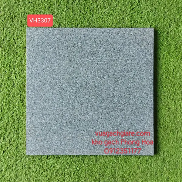 Gạch Men Lát Nền Toilet 30x30 xám đậm VH3307