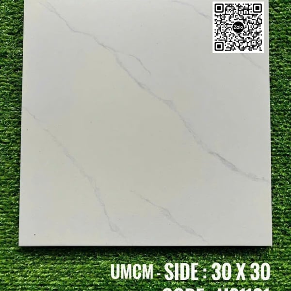 Gạch Men Mờ 30x30 Ốp Lát trắng vân khói U81101