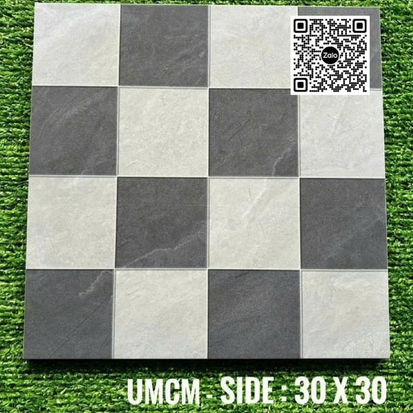 Gạch Men Mờ 30x30 Ốp Lát xám vân đá U81105