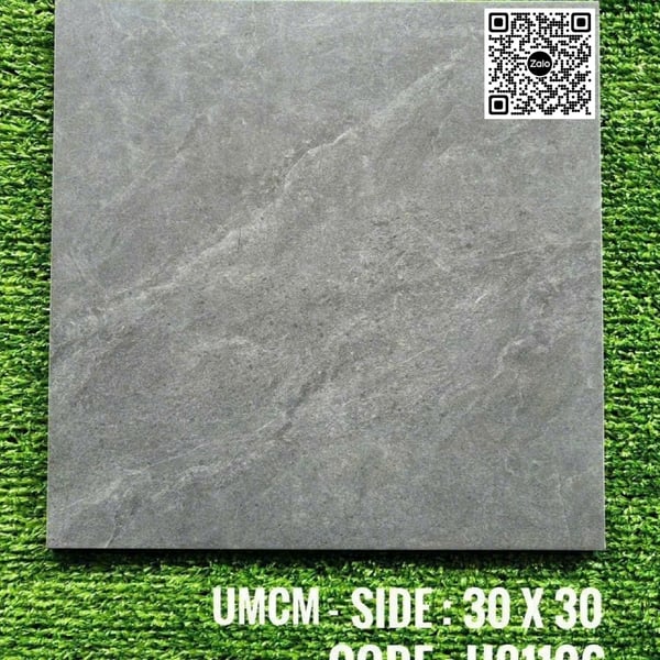 Gạch Men Mờ 30x30 Ốp Lát xám vân đá U81106