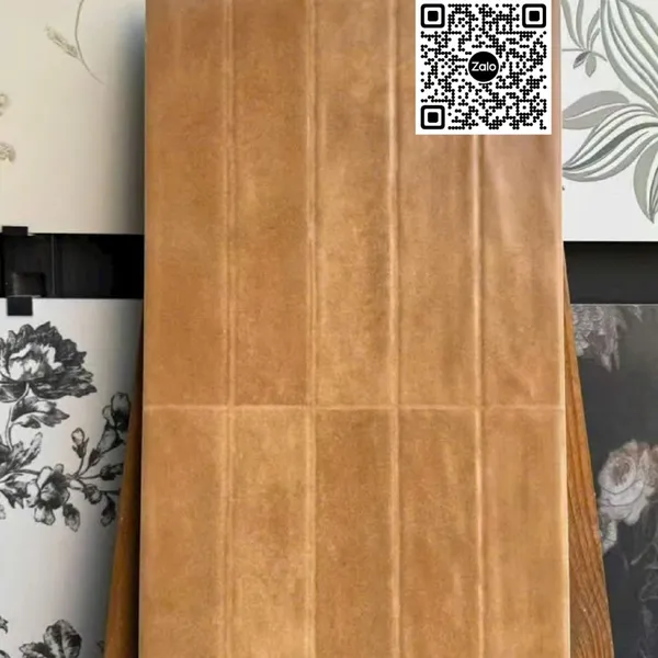 Gạch Men 30x60 Ốp Dán Trang Trí giả thẻ màu cam YNSR109B