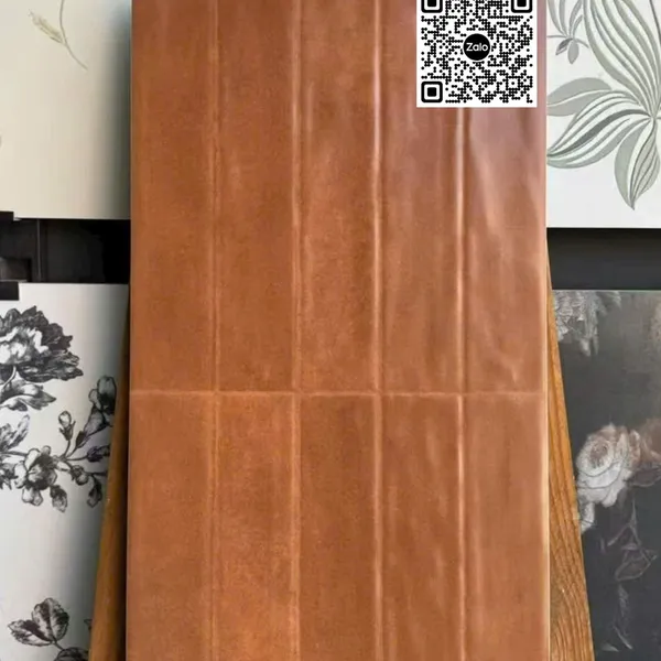 Gạch Men 30x60 Ốp Dán Trang Trí giả thẻ màu cam YNSR119