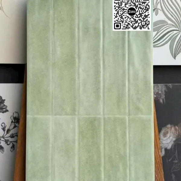 Gạch Men 30x60 Ốp Dán Trang Trí giả thẻ xanh rêu YNSR106B