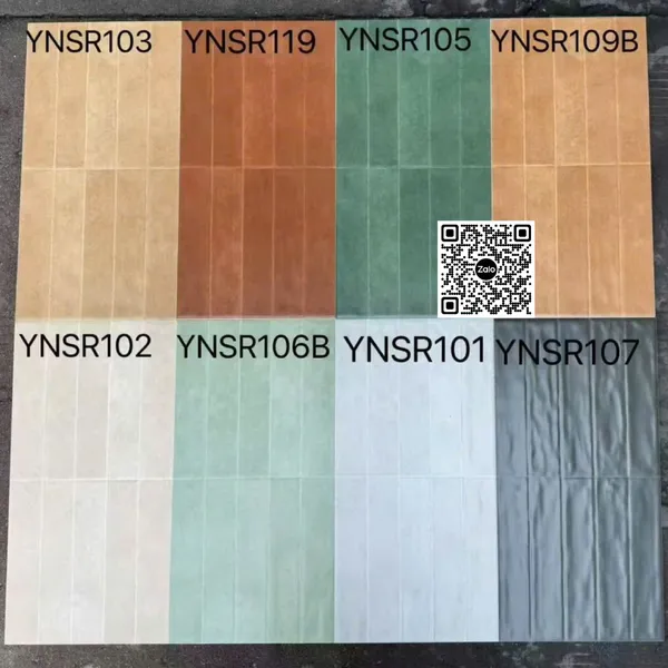 Gạch Men 30x60 Ốp Dán Trang Trí giả thẻ xanh rêu YNSR106B