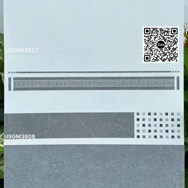 Gạch Men 30x60 Ốp Tường Giá Rẻ xám vân trắng USGM3607
