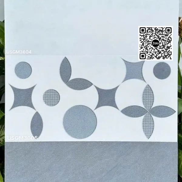 Gạch Men 30x60 Ốp Tường Giá Rẻ xám xi măng USGM3604