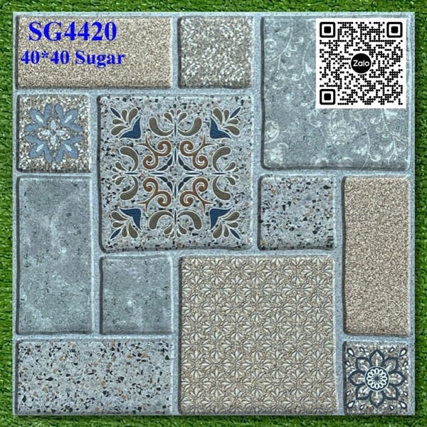 Gạch Men Mờ 40x40 Ốp Lát Giá Rẻ đá ghép SG4420