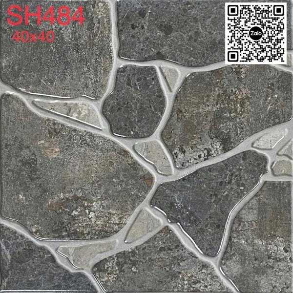 Gạch Men Mờ 40x40 Ốp Lát Giá Rẻ đá sỏi SH484