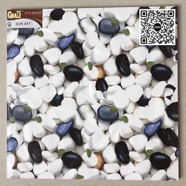 Gạch Men Mờ 40x40 Ốp Lát Sân Giá Rẻ đá sỏi SVK411