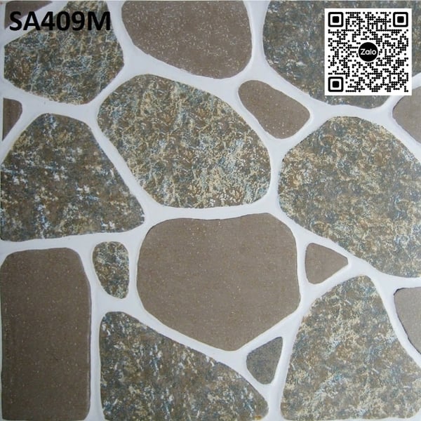 Gạch Men Mờ 40x40 Ốp Lát Giá Rẻ sỏi đá SA409M