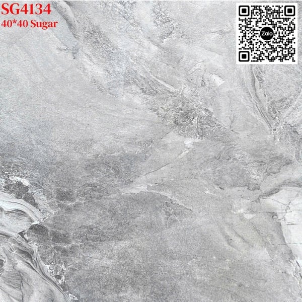 Gạch Men Mờ 40x40 Ốp Lát Giá Rẻ xám vân đá SG4134