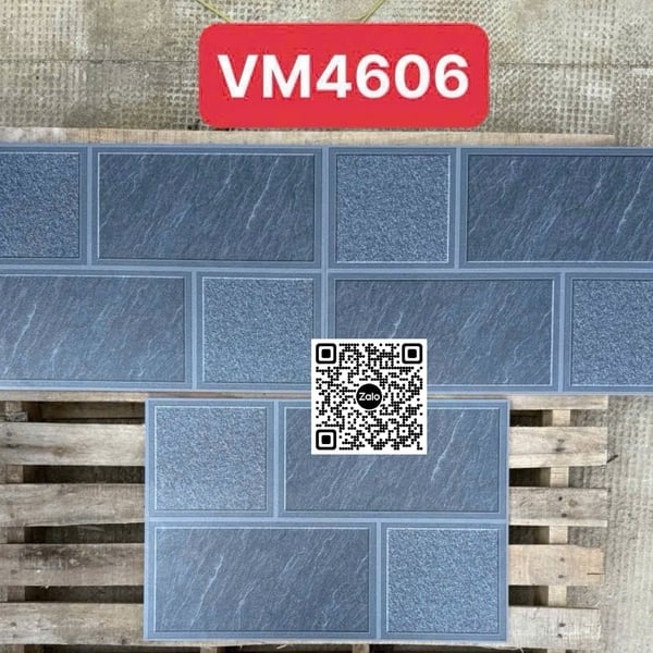 Gạch Men Mờ 40x60 Ốp Lát Giá Rẻ xám vân đá VM4606