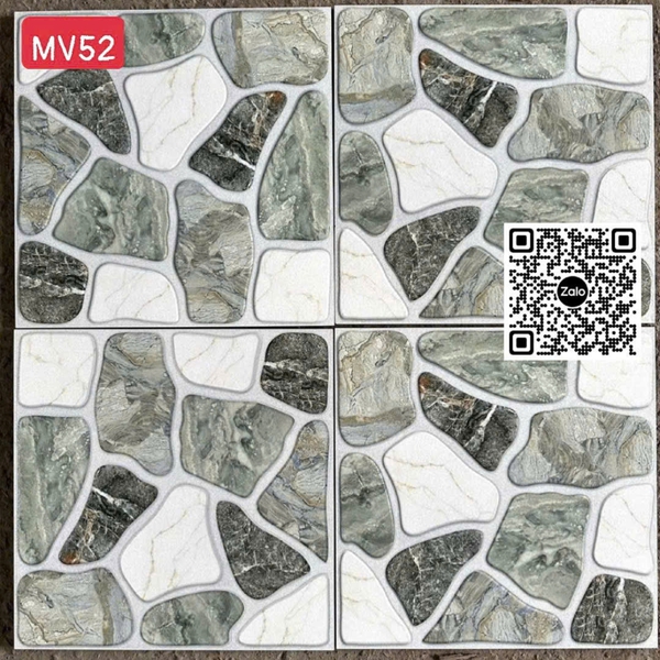 Gạch Men 50x50 Ốp Lát Sân Vườn Giá Rẻ đá sỏi MV52