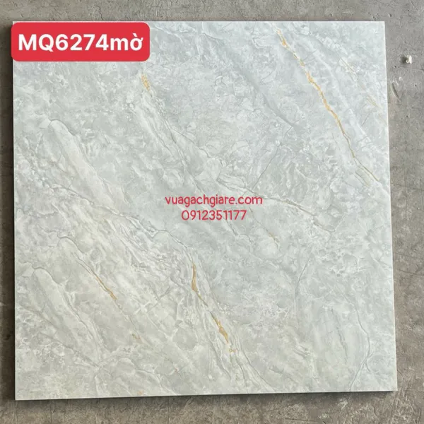 Gạch Men Mờ 60x60 Lát Nền Giá Rẻ PAK xám vân đá MQ6274