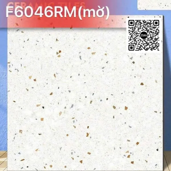 Gạch Men Mờ 60x60 Ốp Lát Giá Rẻ terrazzo F6046RM