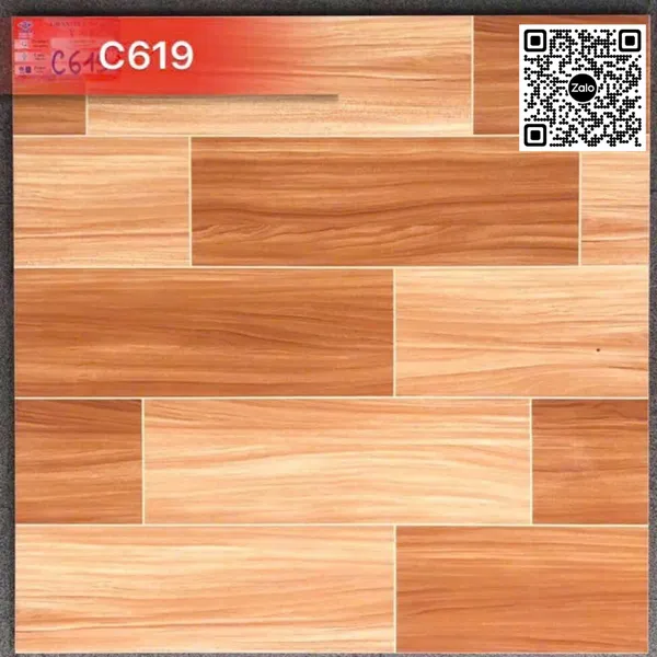 Gạch Men 60x60 Ốp Lát Giá Rẻ vân gỗ C619