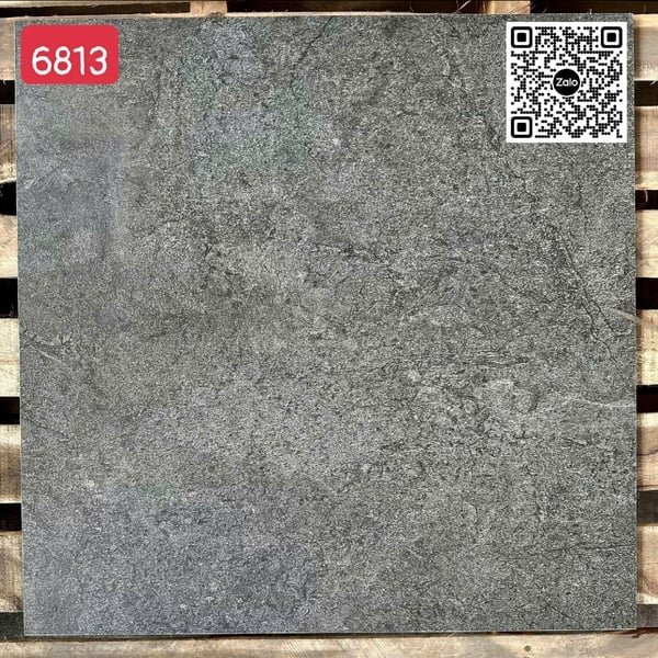 Gạch Men Mờ 60x60 Ốp Lát Giá Rẻ xám đậm 6813