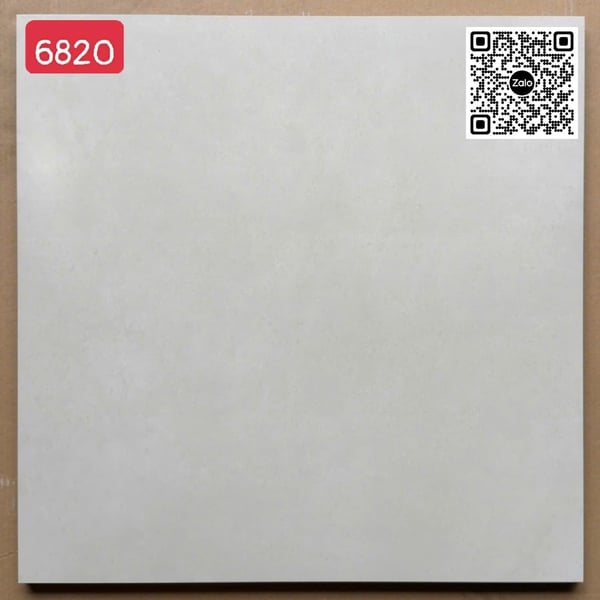 Gạch Men Mờ 60x60 Ốp Lát Giá Rẻ xám nhạt 6820