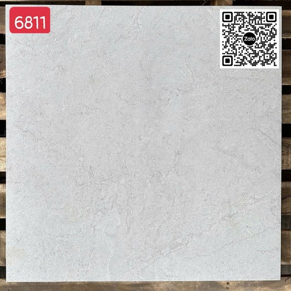 Gạch Men Mờ 60x60 Ốp Lát Giá Rẻ xám vân đá 6811