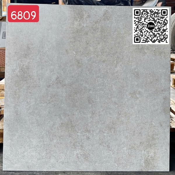 Gạch Men Mờ 60x60 Ốp Lát Giá Rẻ xám xi măng 6809