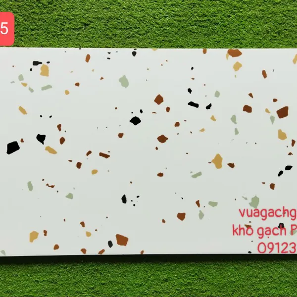 Gạch Men Mờ Ốp Lát 30x60 Cao Cấp Trung Quốc trắng terazzo vân nhỏ PH6505
