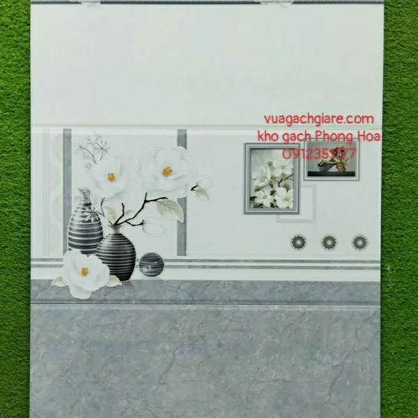 Gạch Men Ốp Tường 30x60 Ý MỸ xám vân mây EY36016SL