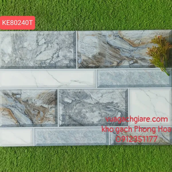 Gạch Men Trang Trí 30x45 Kim Phong giả đá KE80240T
